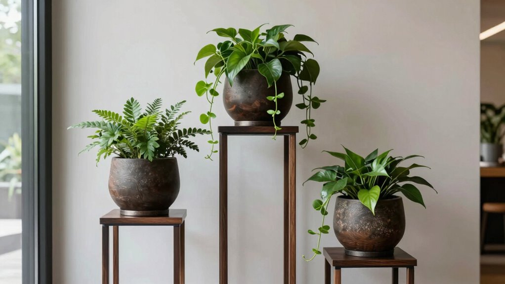 stylish indoor plant displays