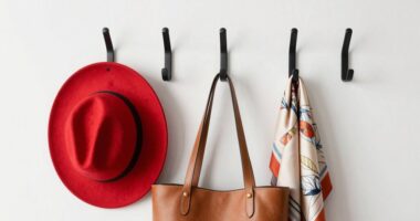 stylish wall bag hooks