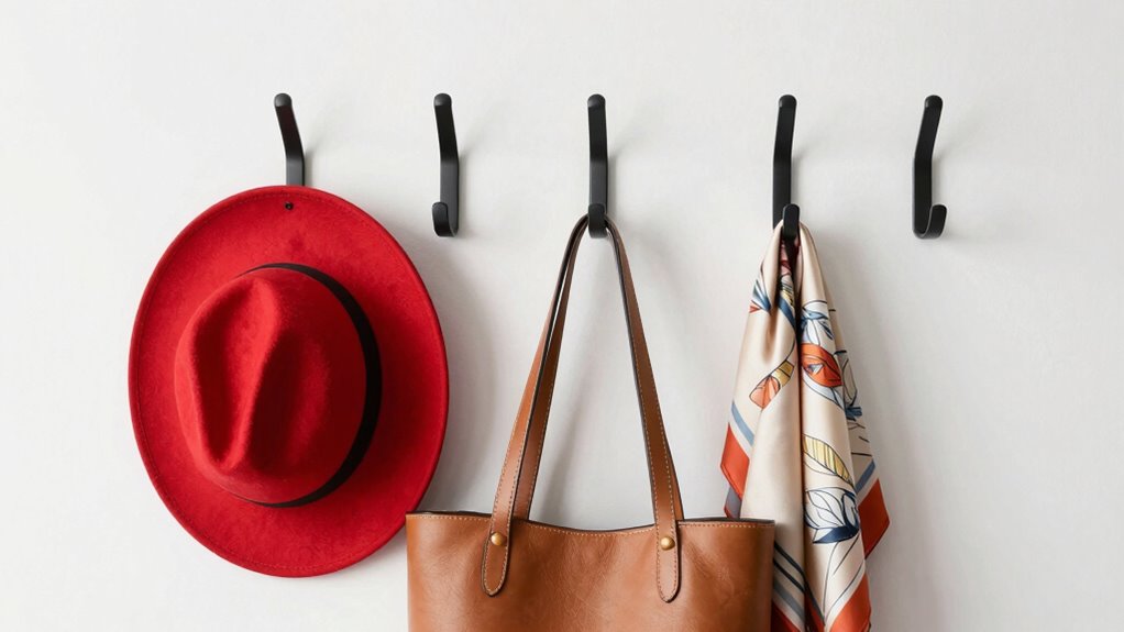 stylish wall bag hooks
