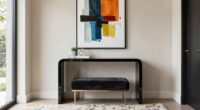 stylish welcoming entrance decor