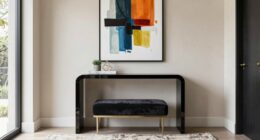 stylish welcoming entrance decor