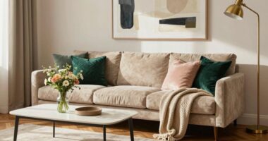 stylish yet cozy ambiance