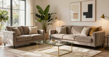 stylish yet cozy ambiance