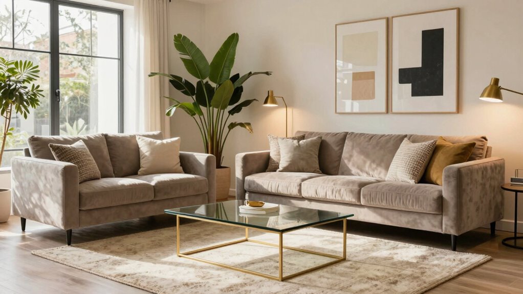 stylish yet cozy ambiance