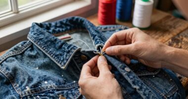 sustainable fashion through mending