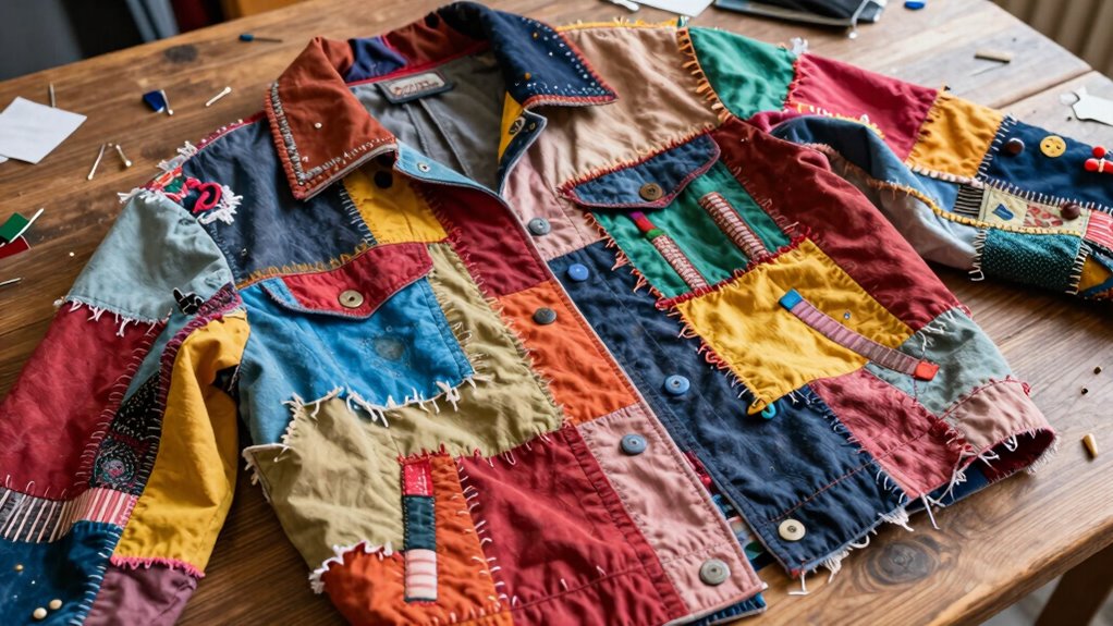transform mistakes into stylish upcycling