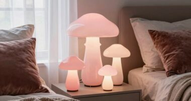 trendy mushroom shaped lamps