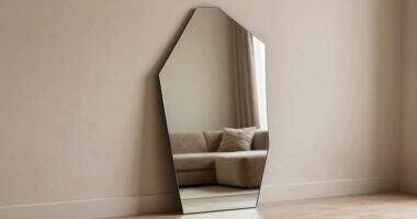 unbalanced stylish reflective decor