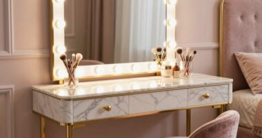 vanity desks enhance bedrooms