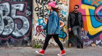 vibrant candid urban fashion
