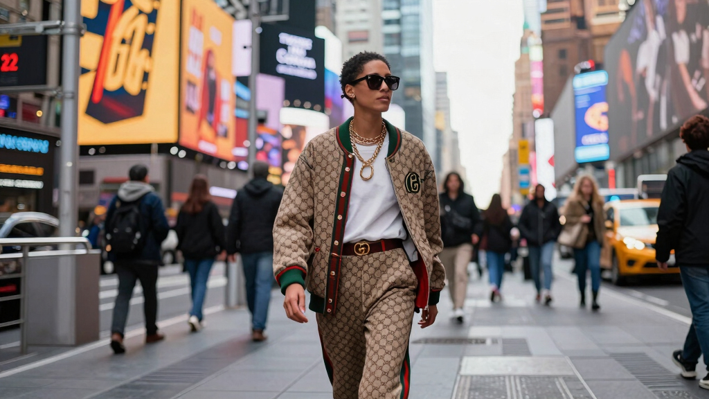 Gucci Got Tom Brady and Cindy Crawford to Strut Their Stuff in Times Square