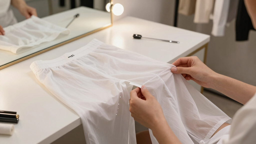 What Can I Do About See-Through White Pants?