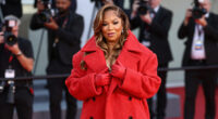 Queen Latifah Bundles Up in a Bold, Oversized Coat on the 2026 BET Awards Red Carpet