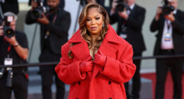 Queen Latifah Bundles Up in a Bold, Oversized Coat on the 2026 BET Awards Red Carpet