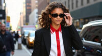 Zendaya’s ‘Spider-Man: Brand New Day’ press tour looks are black, white and red all over