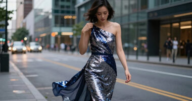 15 Best One-Shoulder Sequin Gowns in 2026
