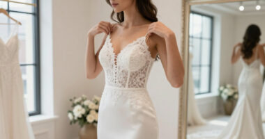 9 Best Lace Cami Wedding Dresses in 2026