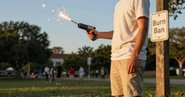America's 250th fireworks party collides with burn-bans