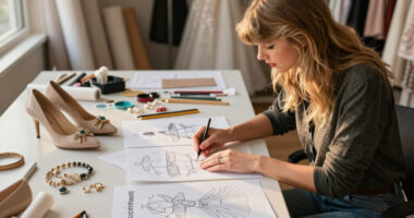 Confirmed! These 3 Brands Designed Taylor Swift's Wedding Dress, Shoes, and Jewelry