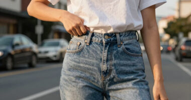 Hailey Bieber Gap Jeans