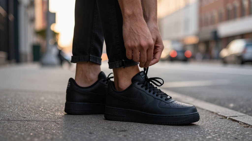 In Matte-Black, Nike’s Unbothered Air Force 1 Remains The Blueprint
