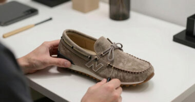 New Balance's Latest Sneaker Moccasin Is A Moody Masterpiece