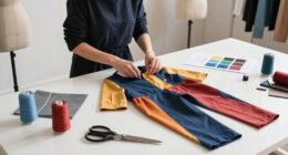 Swift and Kelce outfits by Northern Irish designer