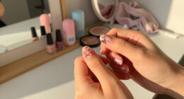 7 Soft Floral Nail Designs To Try, From Pink Cherry Blossoms To Stained Glass Flowers