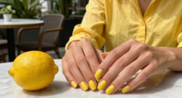 Lemon Nails Are A Fresh Summer Upgrade For Butter Yellow
