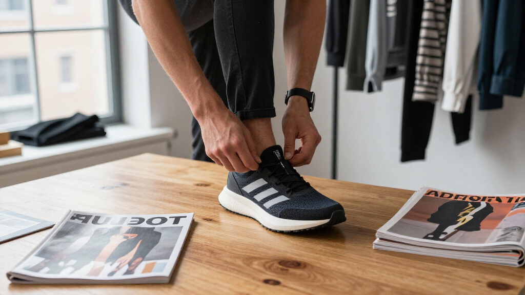 Miss Claire Sullivan Brings High Fashion To The Adidas ADIZERO EVO SL Zip