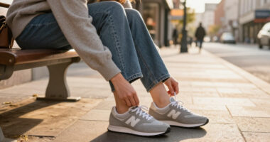 New Balance’s Coolest Mary Jane Sneaker Knows Grey Is Good