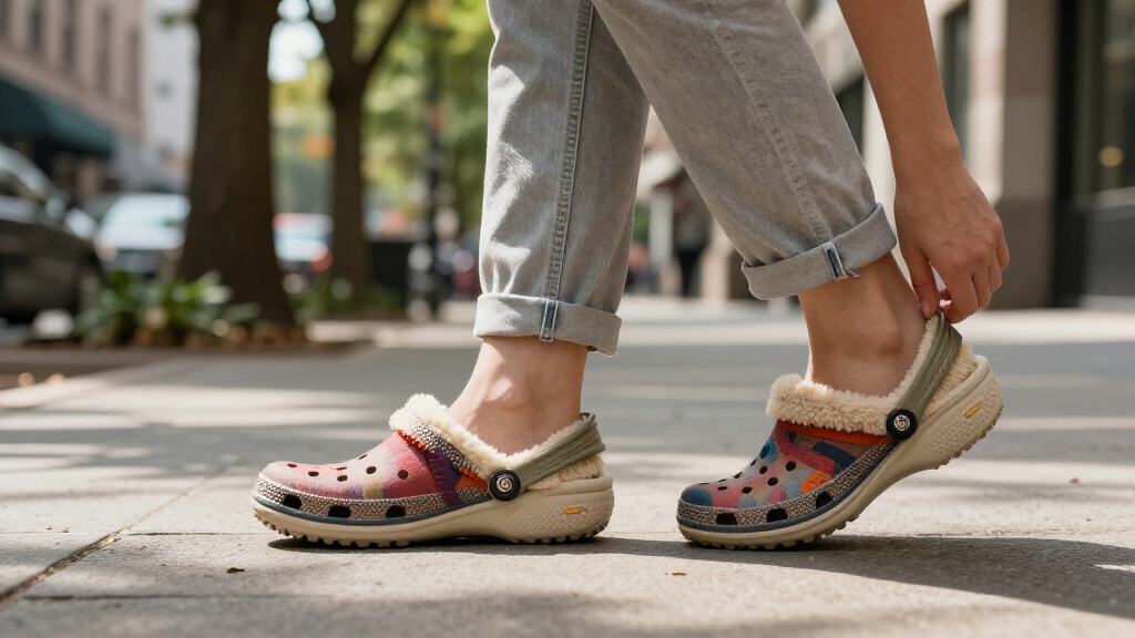 This Vibram Crocs Sneaker Secretly Flexes Patagonia-Level Fleece