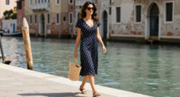 Amal Clooney Captures Venetian Summer Elegance In A Slouchy Polka-Dot Dress