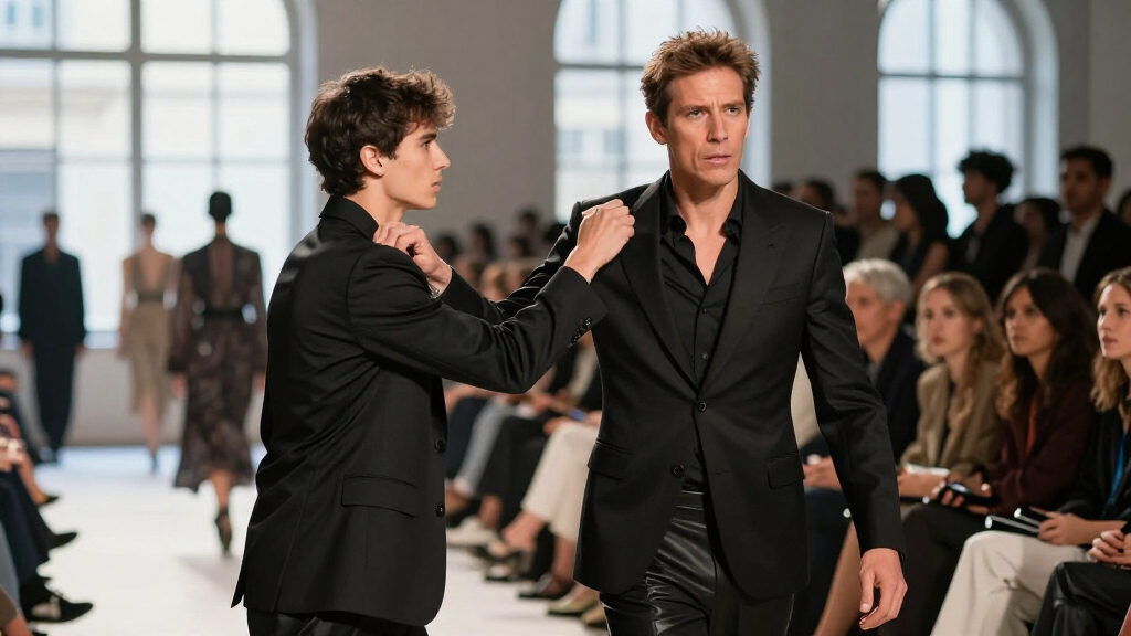 Fashion Week Honcho Manhandles Protesters During Runway Ruckus