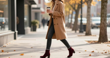 It Girls Already Know That This Is Now The Chicest Fall Shoe Color Trend To Wear With Black Pants