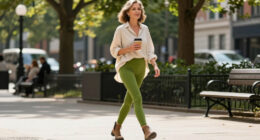 When Stylish Over-50s Wear Leggings, They Opt For This Trending Non-Black Shade