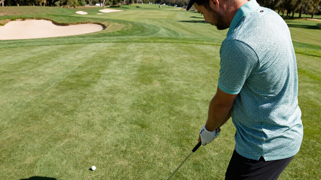 Alimens & Gentle Men’s Printed Golf Shirts: Stretch Dry-Fit Comfort For $12
