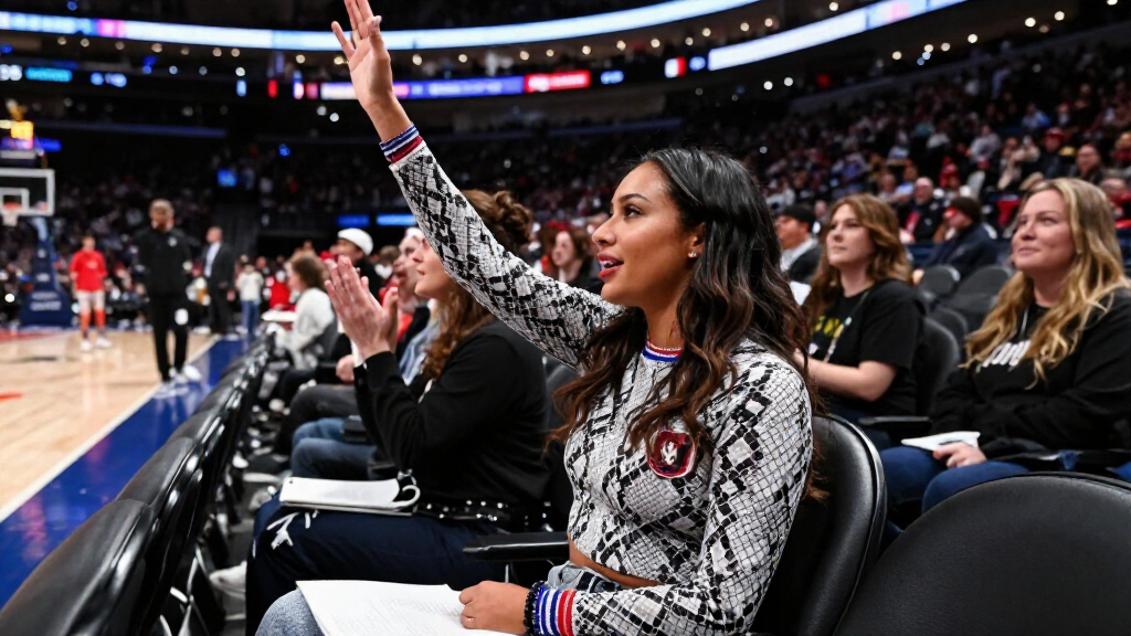 At The WNBA Finals, Zendaya Pairs Her Home Team Pride With A Snakeskin Tee She Co-Designed