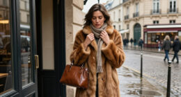 Faux Fur Is Back, But French Women Never Really Put It Away