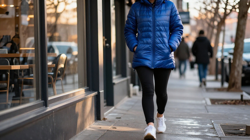 Hold The Black Jackets—J.Law's Winter Jacket Color Makes Leggings And Sneakers Look Way Chicer