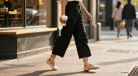It's Here: The Coolest Pant Trend To Wear With Ballet Flats Right Now