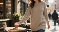 JUSTFASHIONNOW Women's Long Sleeve Tunic Sweater (Select Sizes/colors) $4.80