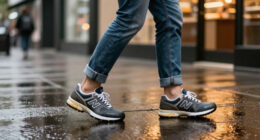 New Balance's Quietly Cool Sneaker Is A Rain Boot In Dad Shoe Form
