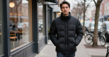 Soleilwear Men's Graphene Heated Puffer Jacket $76 + Free S&H