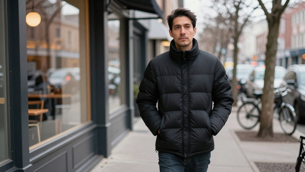 Soleilwear Men's Graphene Heated Puffer Jacket $76 + Free S&H